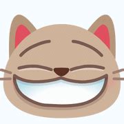 "Laugh cat" Emoticon