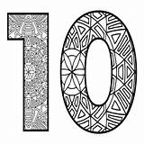 Mandala Ten Coloring Page coloring  Download Print Or Color sketch template