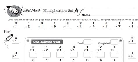 Teaching strategies - Rocket Math