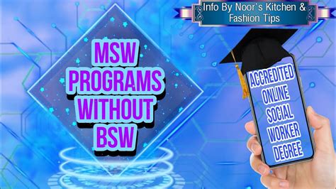 msw programs without bsw || accredited online social worker degree ...