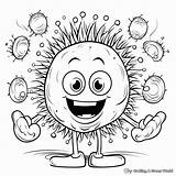 Germs Coloring Pages  Free & Printable sketch template