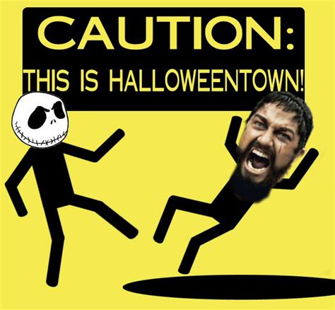 Caution:This is Halloween Town by xihearthe80sx on DeviantArt