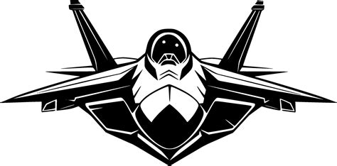 Fighter Jet - High Quality Vector Logo - Vector illustration ideal for ...