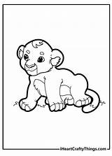 Coloring Pages Of Realistic Lions sketch template