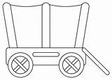 Covered Wagon coloring Page  ColouringPages sketch template