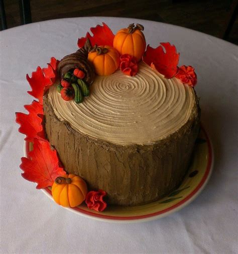 Fall Thanksgiving Cake - CakeCentral.com