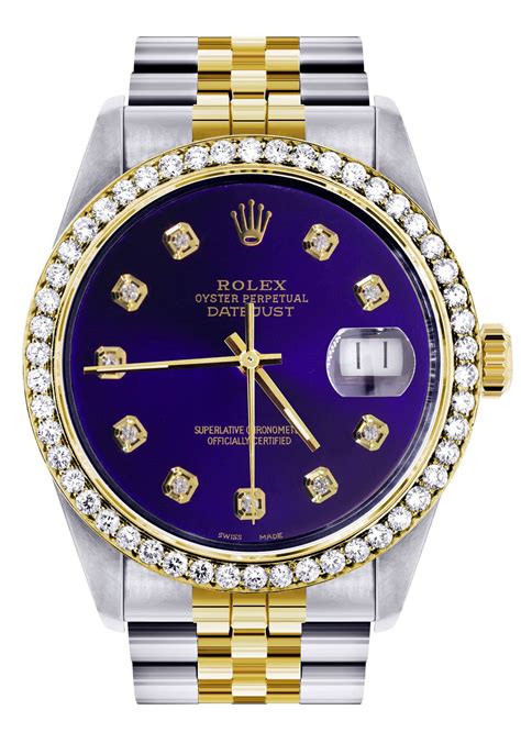 Reloj Rolex de oro con diamantes para hombre 16233 | 36 mm | esfera ...