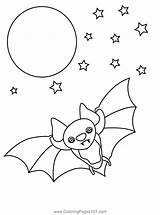 Halloween Bat Coloring Page For Kids  Free Printable sketch template
