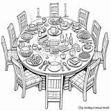 Dining Room Coloring Pages  Nation sketch template