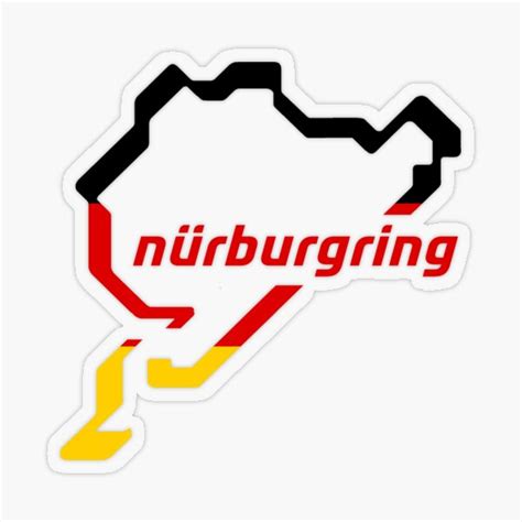 "Nurburgring" Sticker by kedewan | Redbubble