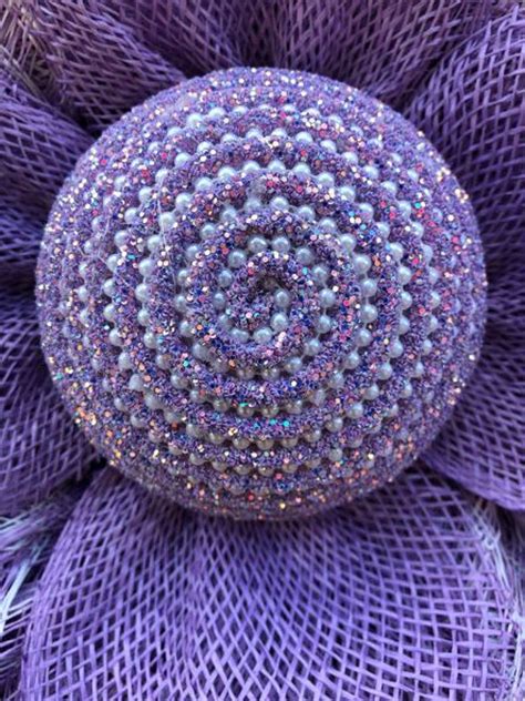 Purple Wreath Purple Flower Spring Wreath Poly Burlap - Etsy