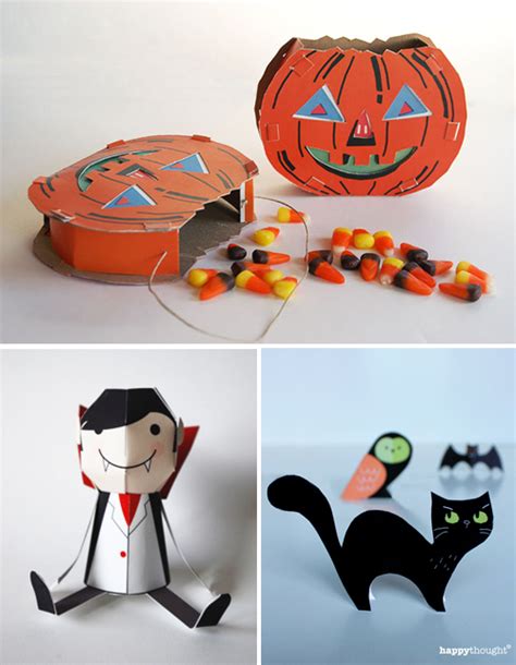 Last-minute Halloween paper crafts | How About Orange