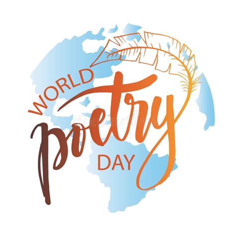 World Poetry Day, Poster Concept. Stock Illustration - Illustration of ...