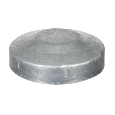 100mm Round Galvanised Steel Post Cap