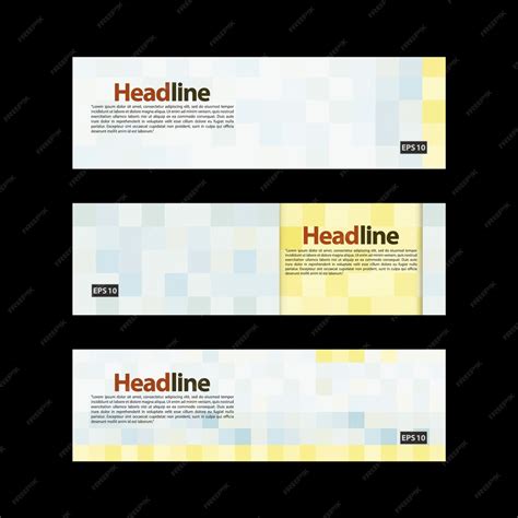 Free Vector | Pixel banner design