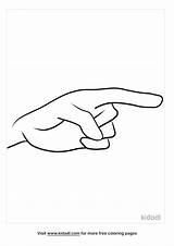 Free Point Finger Coloring Page  Printables Kidadl sketch template