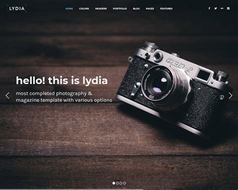 Photography Website Template