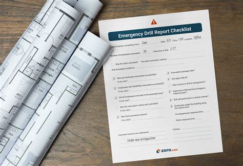 Workplace Emergency Drills Safety Checklist | Zoro.com