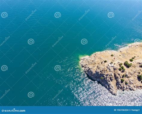 Aerial View of Island of Akdamar on Lake Van, Eastern Turkey. Stock Photo - Image of monument ...