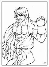 Desenhos Do Ken Street Fighter Para Colorir  Bora sketch template