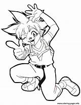 Max Tate From Beyblade Anime Coloring Page Printable sketch template