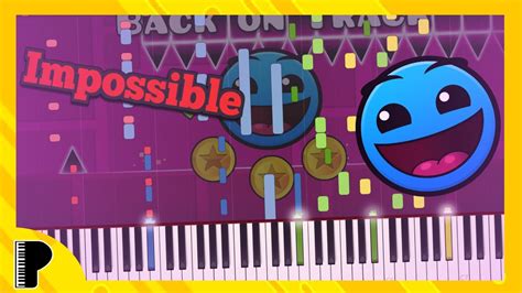 Back on Track - Geometry Dash | Piano Cover | Impossible - YouTube