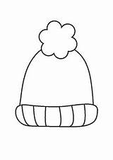 Winter Hat Template Coloring 3 Pages For Creative Projects Set  TPT sketch template