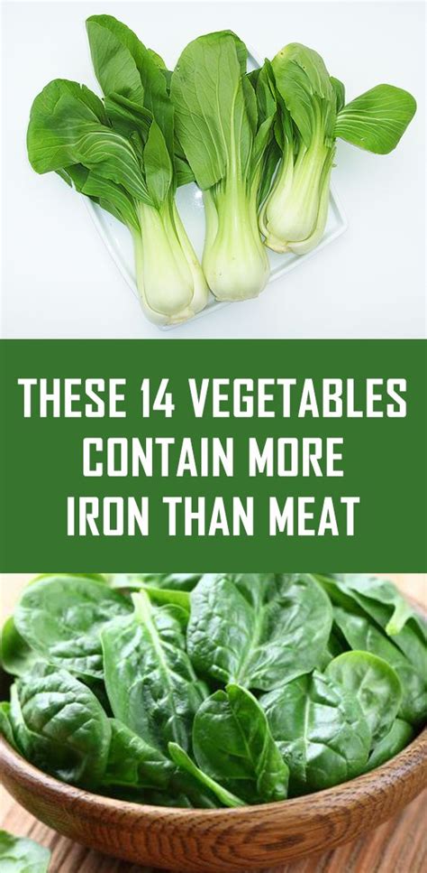 These 14 Vegetables Contain More Iron Than Meat | Vegetables high in iron, Nutrition, Healthy