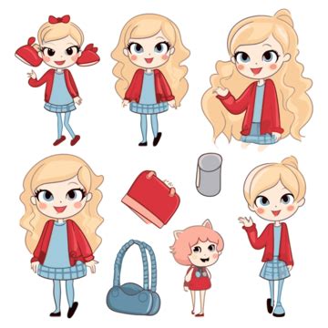 Confusion Clipart Vector, In The Style Of Light Cyan And Red Cartoon ...