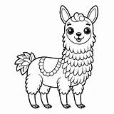 Printable Llama Coloring Page With Fun And Detailed Illustration  sketch template