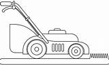 Lawn Mower coloring Page  ColouringPages sketch template