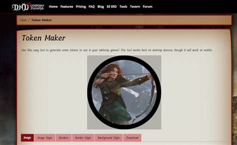 Five Free D&D Token Maker 5e Websites | D&D Accessories