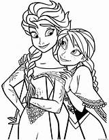Elsa Frozen Printable Coloring Pages sketch template