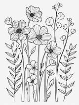 Floral Coloring Page  Premium AI Generated Image sketch template