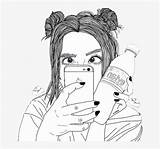 Pretty Tumblr Girl Coloring Pages sketch template