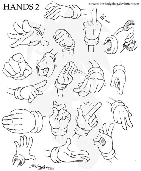 How To Draw Sonics Hands - Documentride5