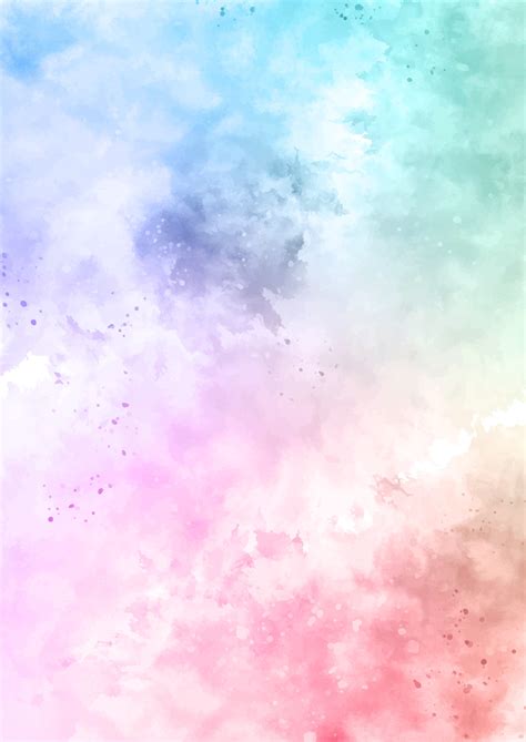 Arriba 40+ imagen pastel rainbow watercolor wallpaper - Viaterra.mx