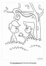 Free Adam And Eve Sin Coloring Page  Printables Kidadl sketch template