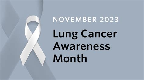 Lung Cancer Awareness Month 2023