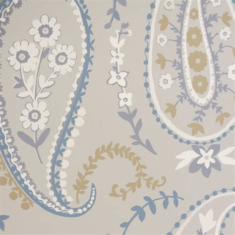 Jamila Wallpaper - Wedgewood/Linen (215433) - Sanderson Sojourn ...