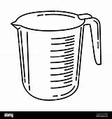 Measuring Cup Clipart Black And White sketch template
