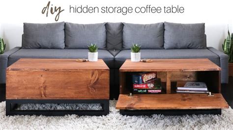 Diy Pallet Coffee Table With Storage Plans | Brokeasshome.com