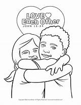 Love Others Coloring Pages sketch template