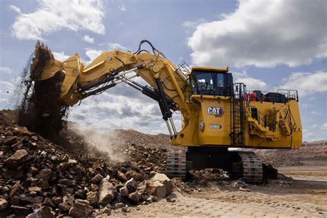 Next generation Cat® 6060 hydraulic mining shovel features greater performance and increased ...