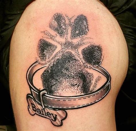 50+ Best Dog Memorial Tattoo Ideas | Page 4 of 12 | The Paws | Dog memorial tattoos, Collar ...