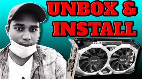 MSI Gaming GeForce GTX 1650 Unbox and Install - YouTube