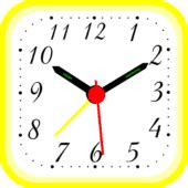 Yellow alarm clock clipart vector – Clipartix