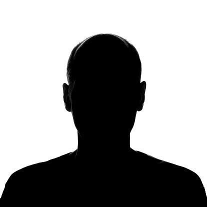 Head And Shoulders Mans Silhouette Stock Photo - Download Image Now ...