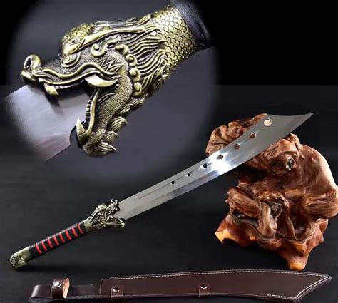 Top Quallty Chinese WuShu DaDao KungFu Broadsword Sword * Outdoors Camping Knife Sharp High ...