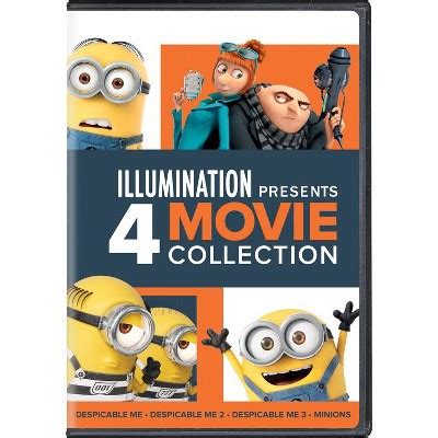 4-movie Collection: Despicable Me / Despicable Me 2 / Despicable Me 3 ...